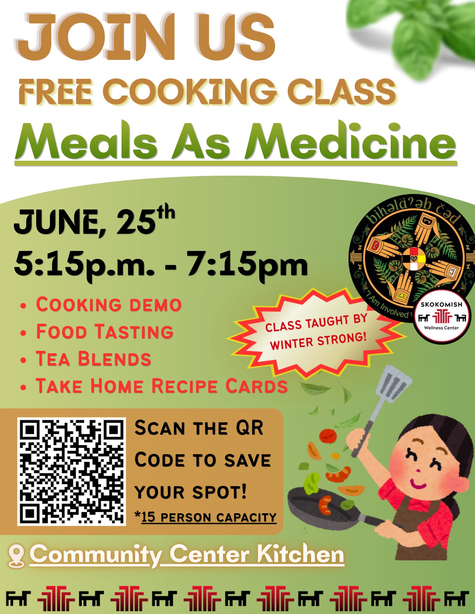 Health &amp; Wellness Meals As Medicine Cooking Class