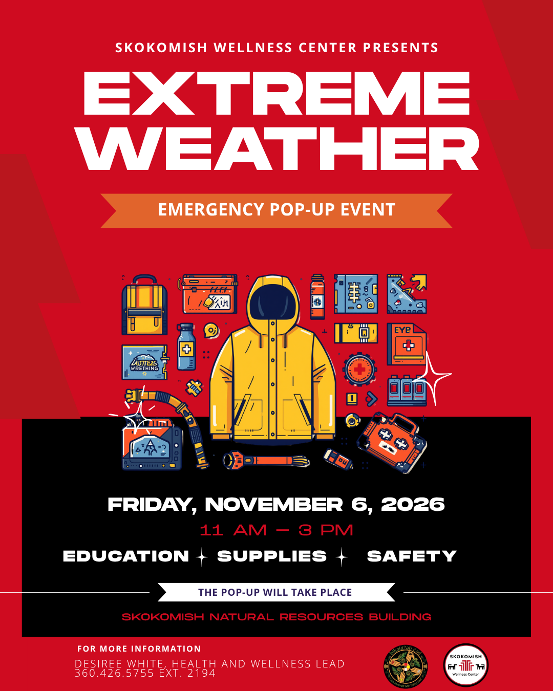 Extreme Weather Worker Pop-Up with CHRs