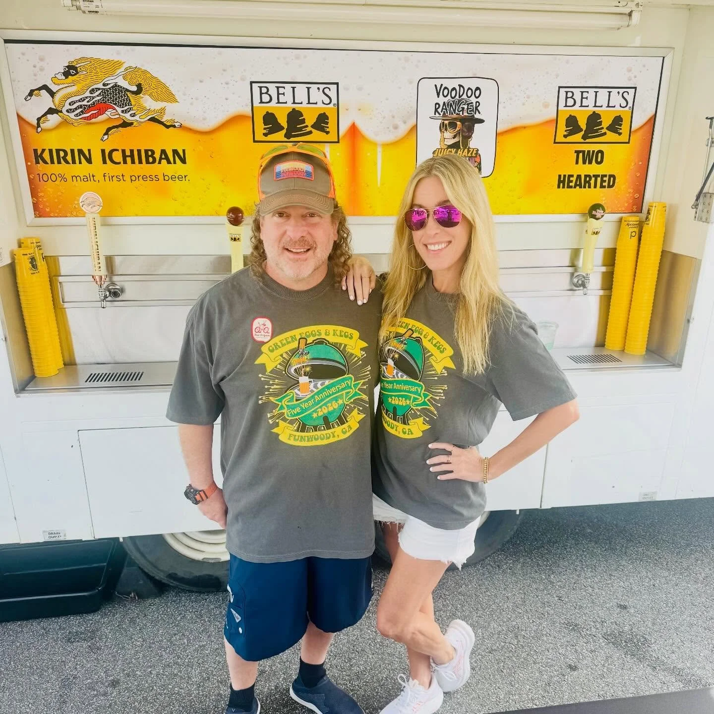Pouring Beer at Green Eggs &amp; Kegs in Dunwoody Village today, tickets still available; Come see me!🥳🍻🍺🍹#funwoody #greeneggsandkegs2026 @barndunwoody