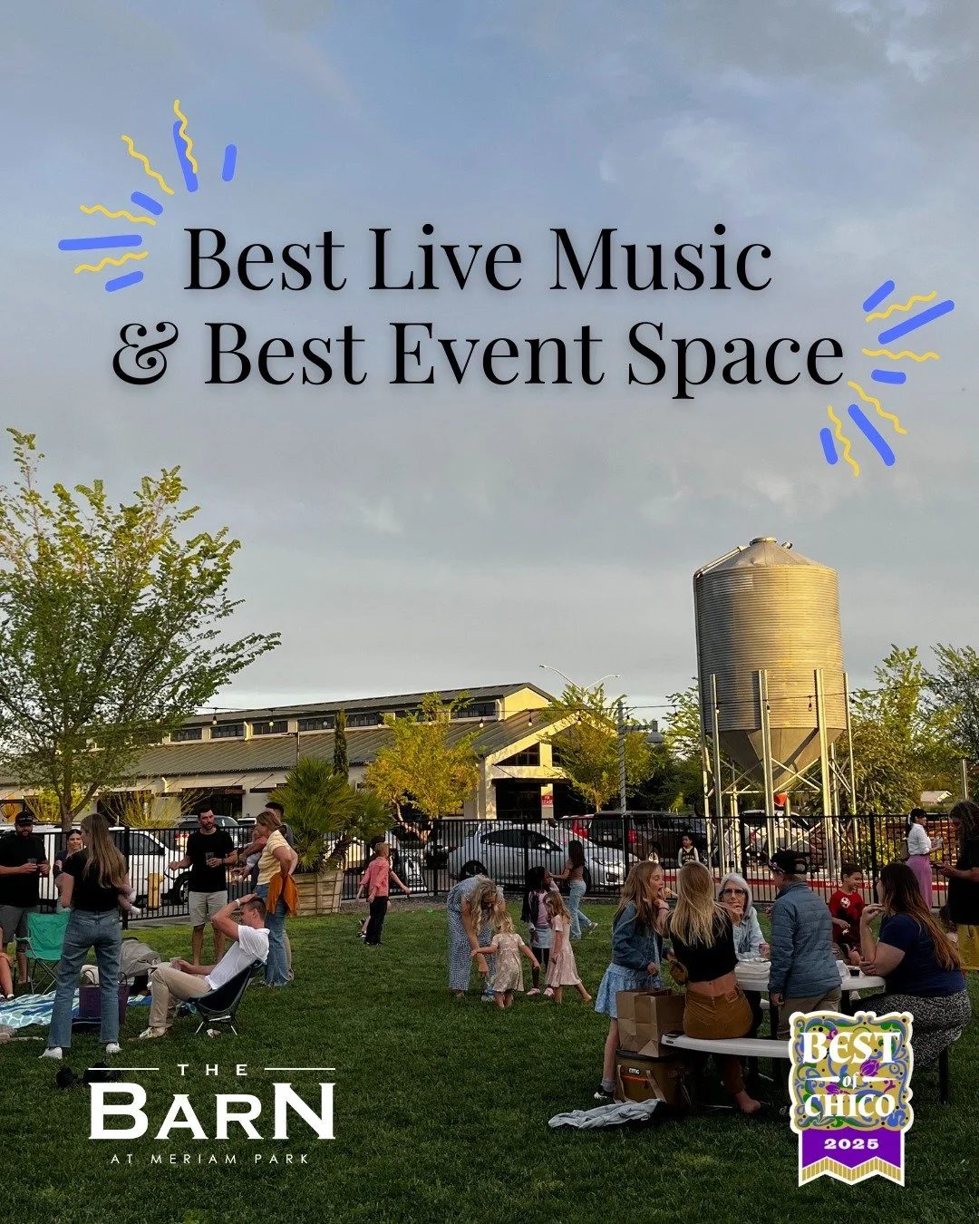 Don&rsquo;t forget - you can vote once a day, every day in July! 👏🏼
Huge thanks to everyone who&rsquo;s shown us so much love - we seriously love YOU right back! 💛

#bestofchico #livemusic #eventspacec #commumity #chicoca