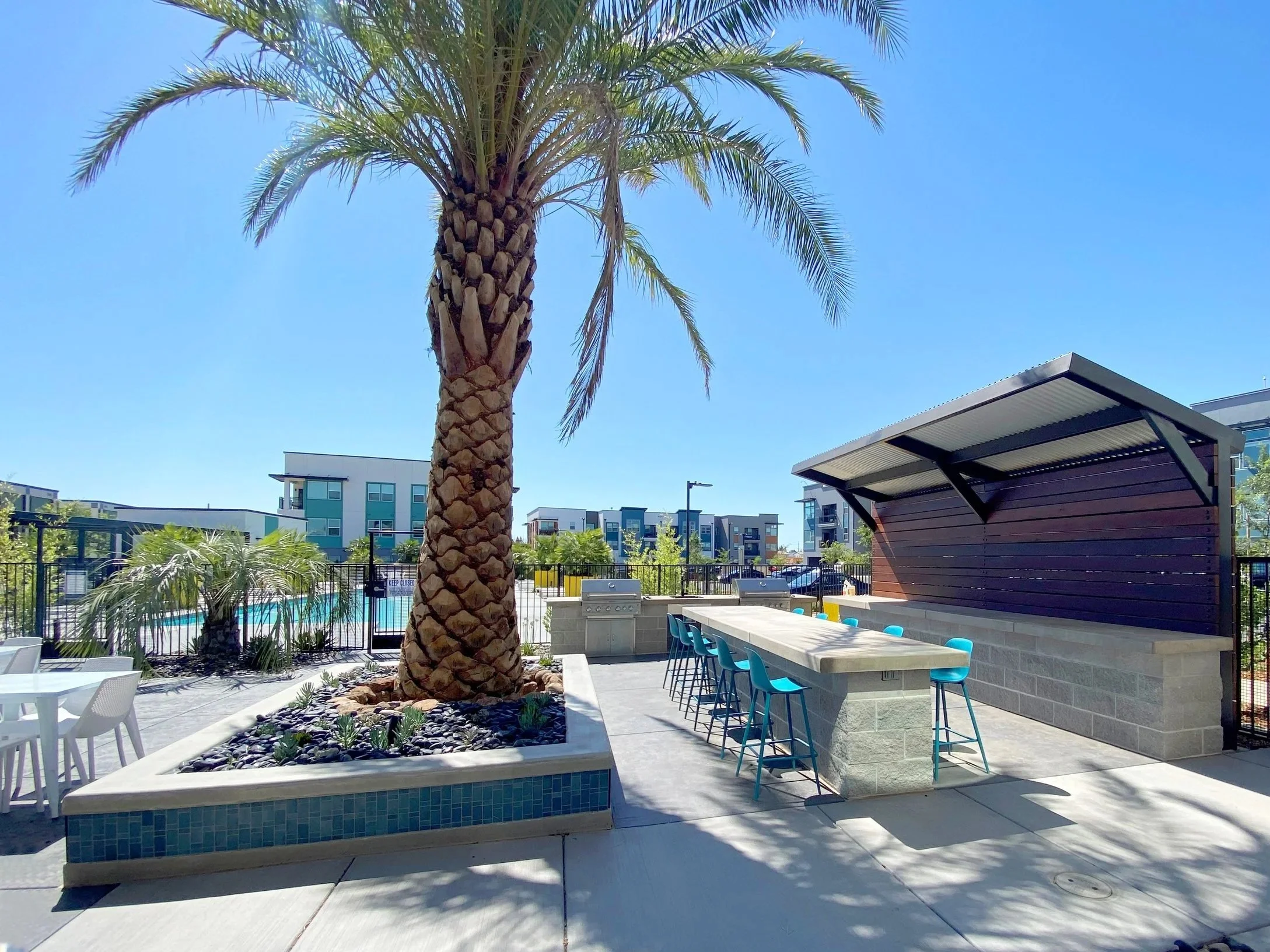 BBQ Area at Clubhouse Pool Patio
