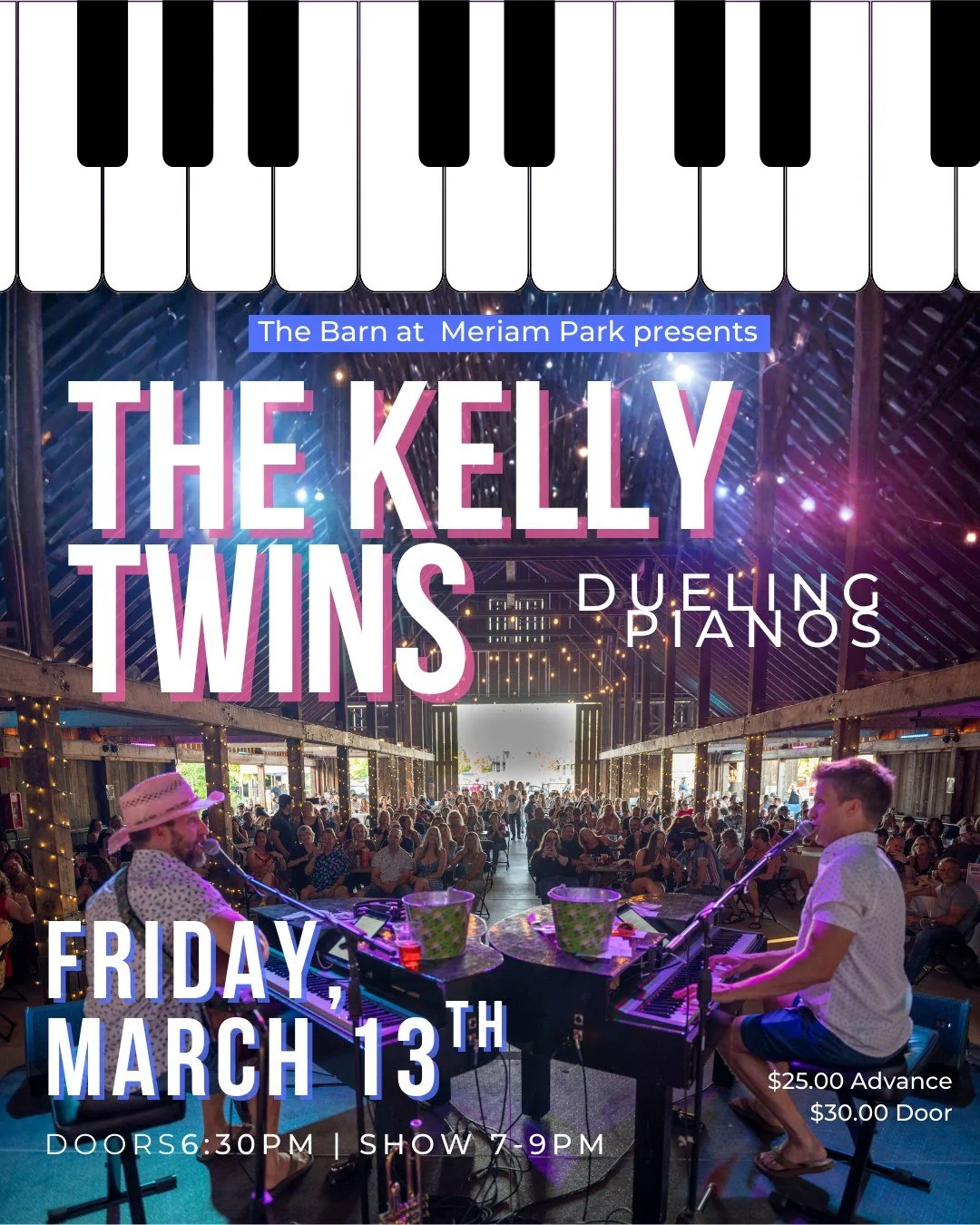 It&rsquo;s your lucky night - The Kelly Twins are back at The Barn, on Friday, March the 13th at 7PM 🍀 Tickets are on sale now! Don&rsquo;t wait until the last minute. this event will sell out ✨

#thekellytwins #fridaythe13th #luckyfriday #thebarnme