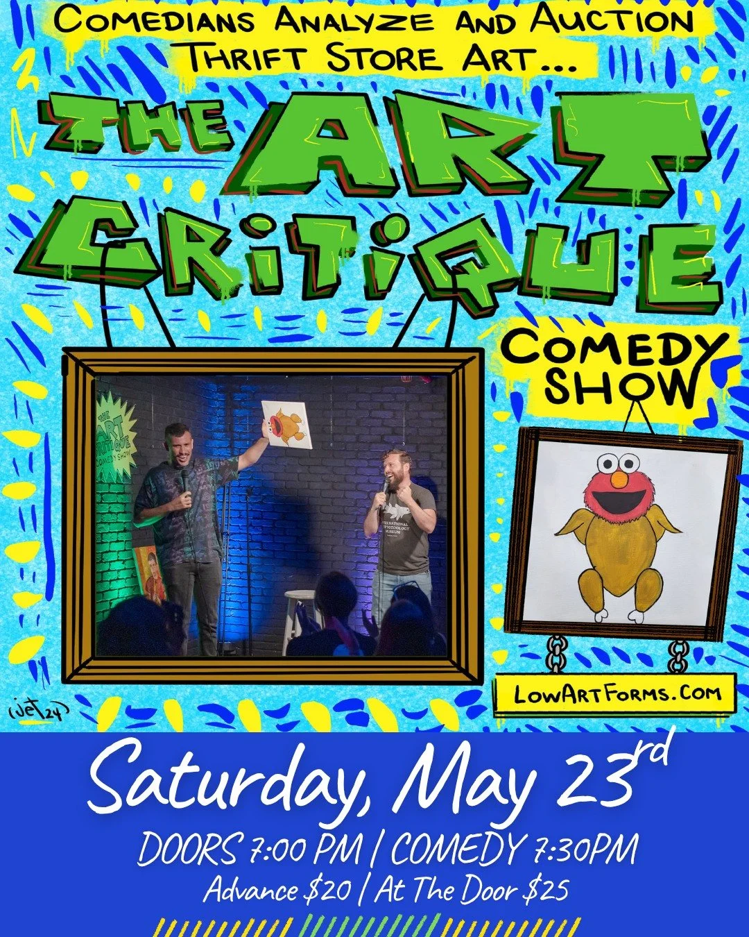 The Art Critique Comedy Show, no-holds-barred critique that turns secondhand treasures into comedy gold🖼️🎨 Jordan Cerminara and Jeremy Eduardo Talamantes brings a fresh twist to live comedy. Come laugh with us, May 23rd at The Barn 🤣

Link in bio 