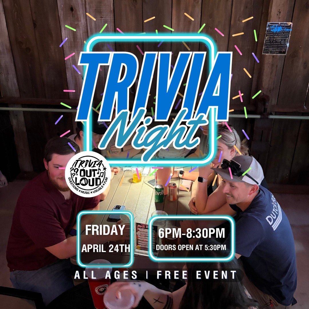Trivia Night is THIS FRIDAY, with our friends at Trivia Out Loud - do you have your team ready? 👏🏼

Tag your team below ⬇️

#meriamparkchico #thebarnatmeriampark #trivianight #familyfriendly #freeevent