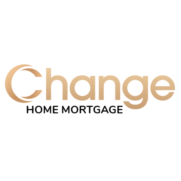 Logo for Change Home Mortgage with a stylized 'C' and the company's name in large gold letters, and 'Home Mortgage' in smaller black letters below.