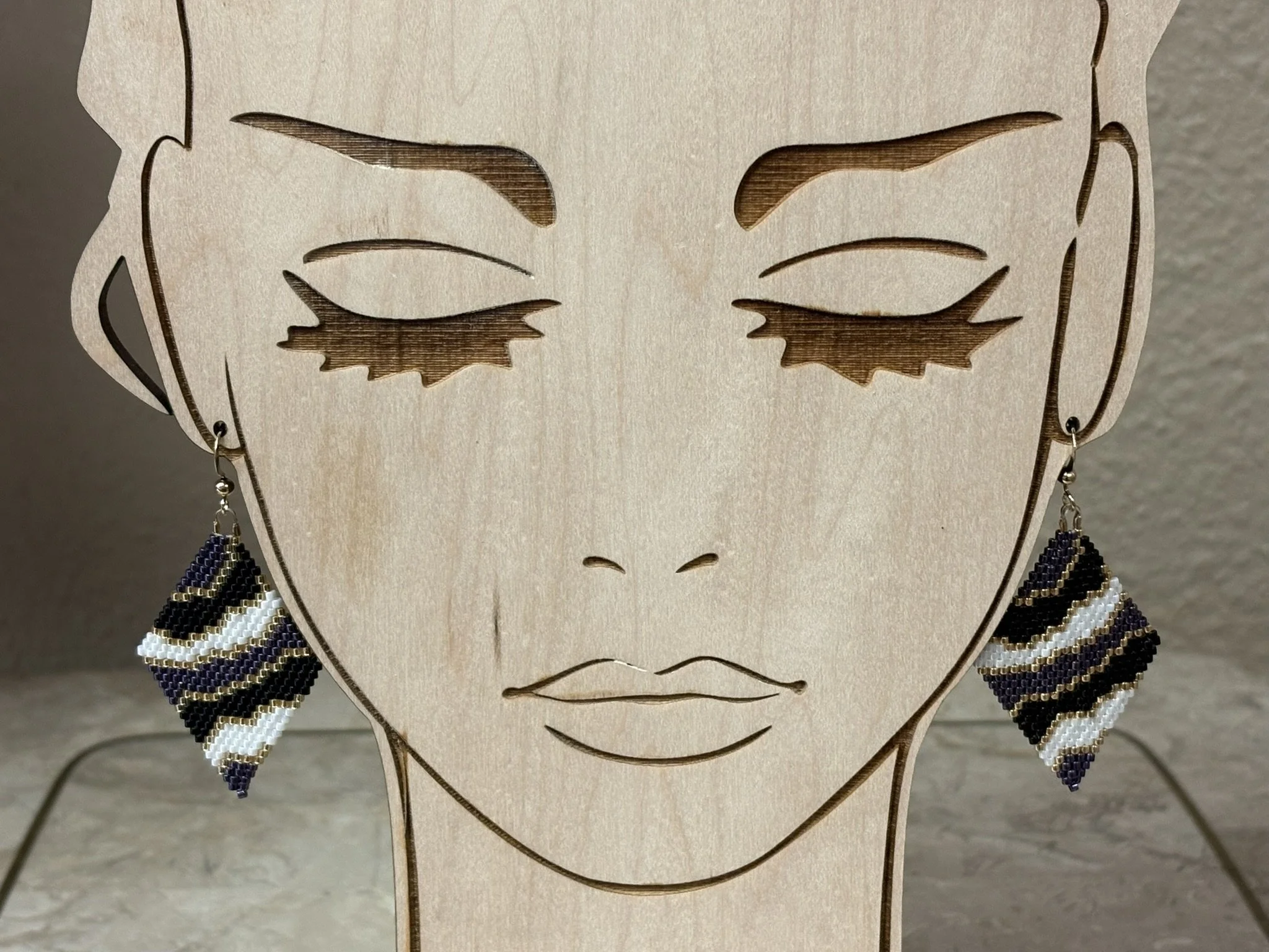 Marble Melody Beaded Earrings