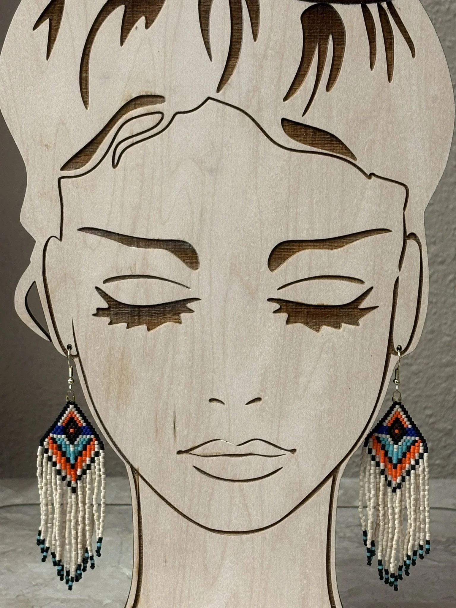 Boho Breeze Beaded Fringe Earrings