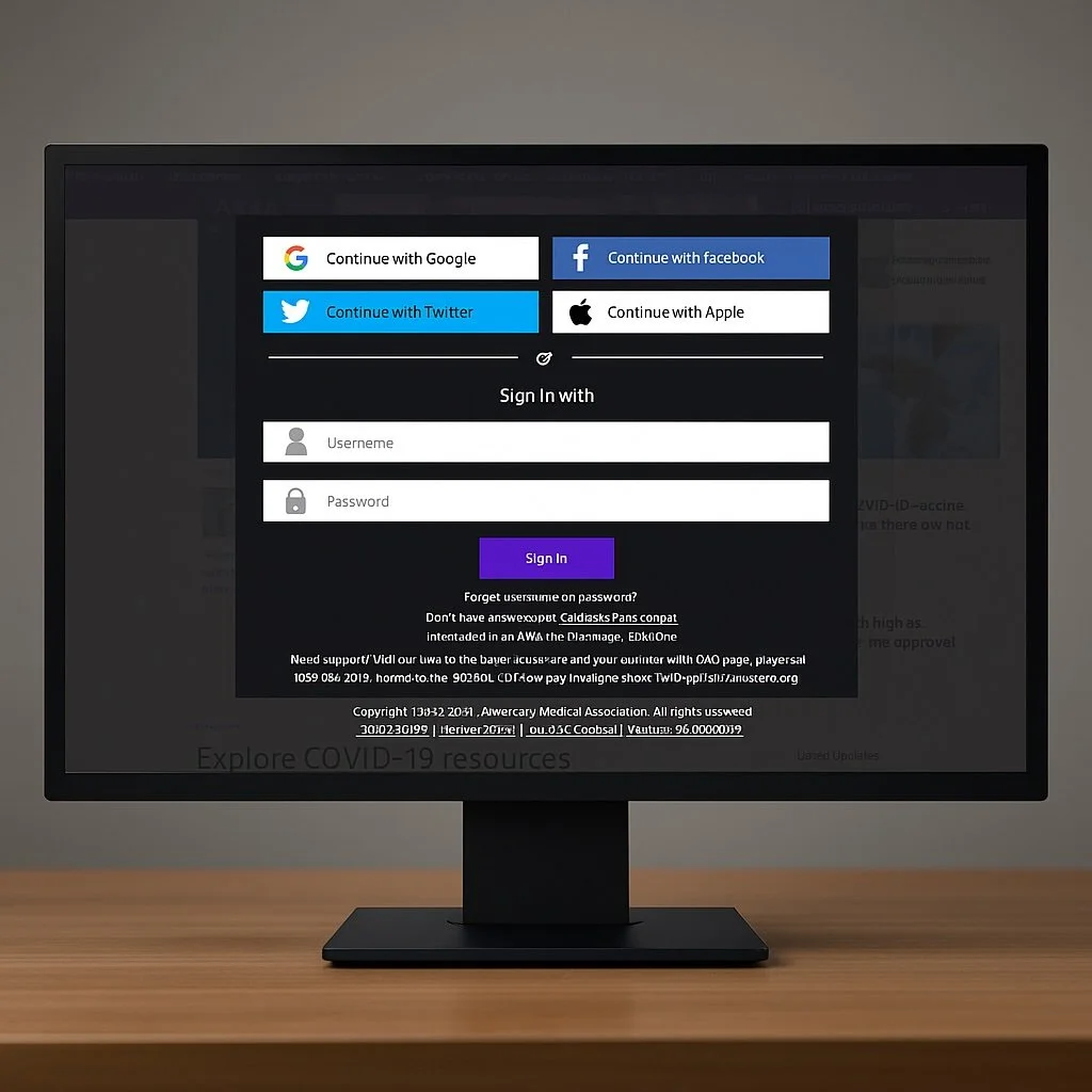 Modernized enterprise sign-in experience with social login and unified credentials, reflecting the rebranding of SSO into a product-led “Sign-In” platform.