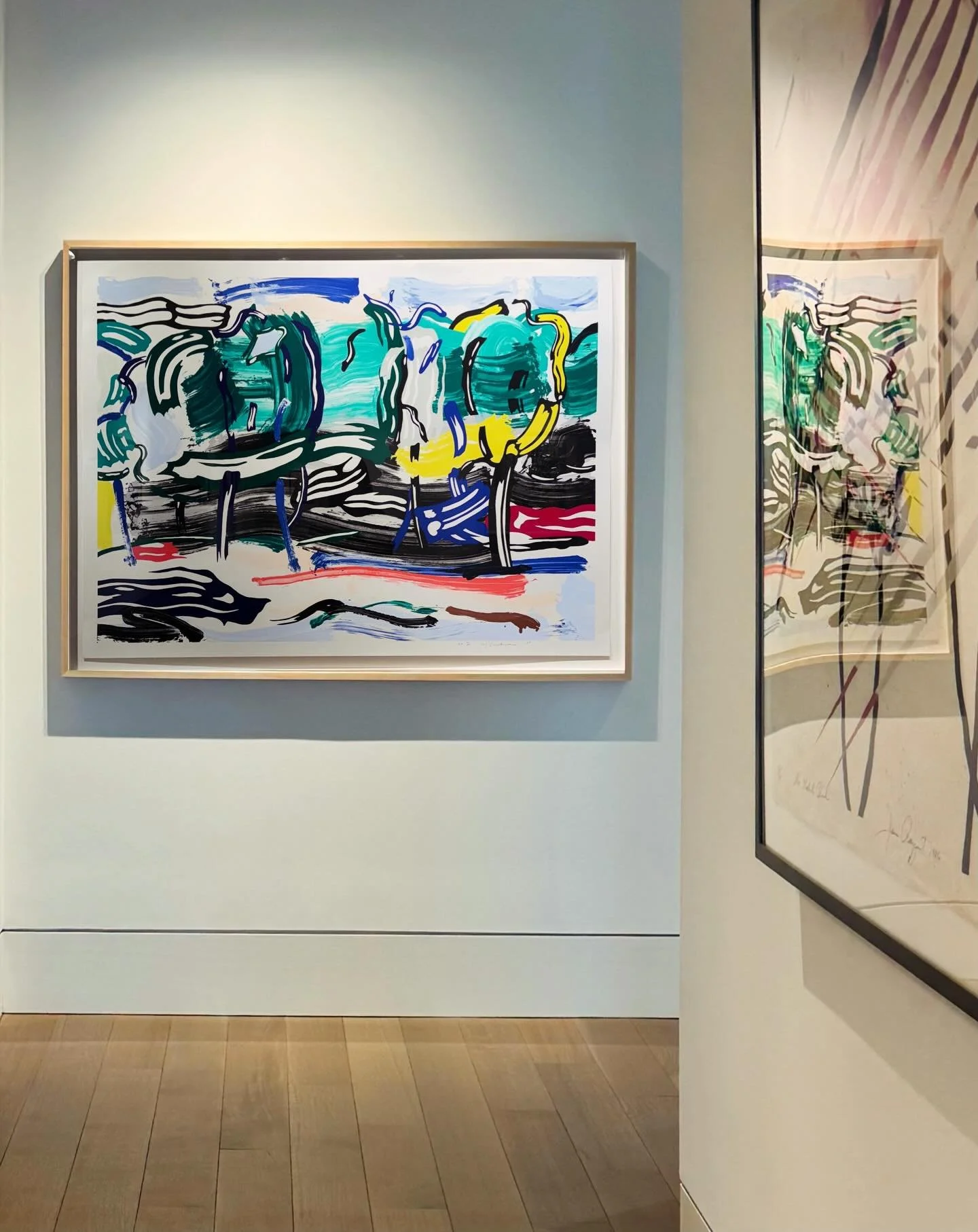 In other news, this big guy - won at Sotheby&rsquo;s from the Collection of Roy and Dorothy Lichtenstein - has been installed for the Blue Collection. 💙