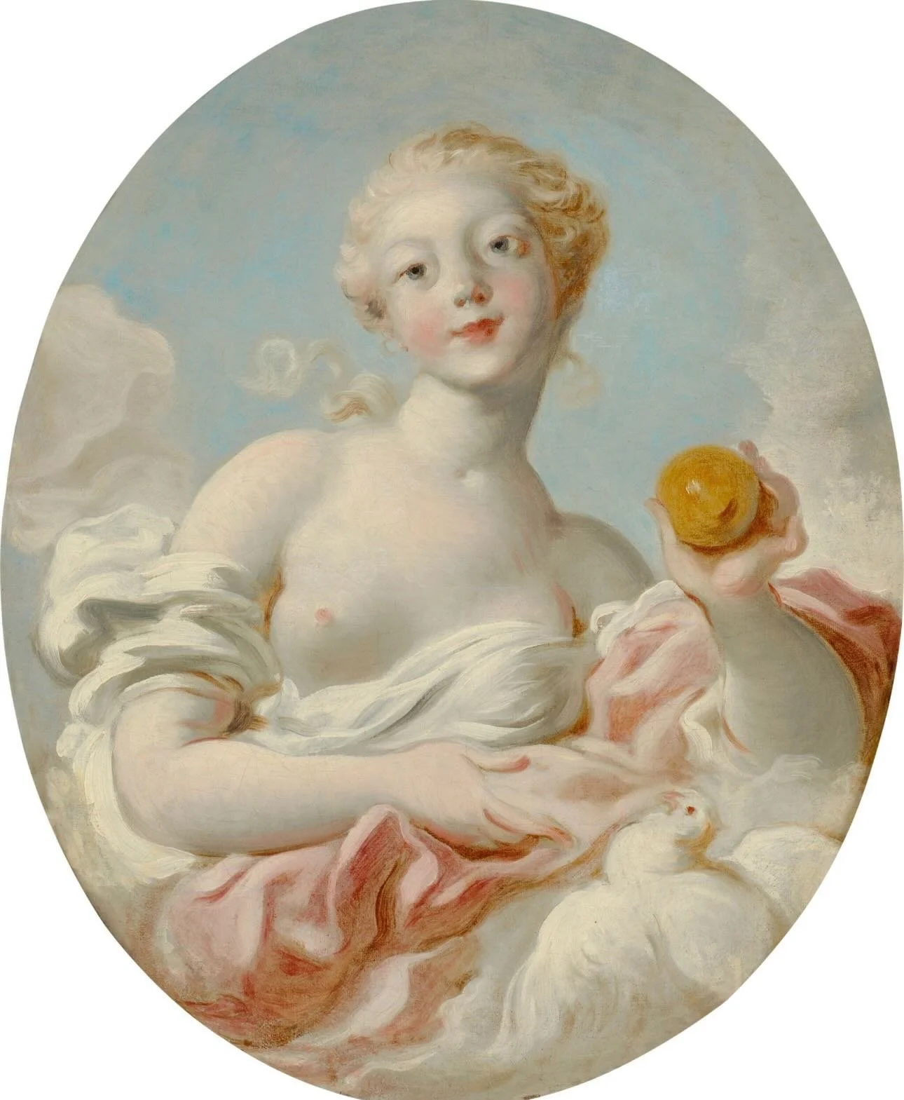 Next week at auction in New York: who wants to do a Contemporary glow up for this beautiful Fragonard? (Excuse my Photoshop skills which were not up to elliptical forms!)