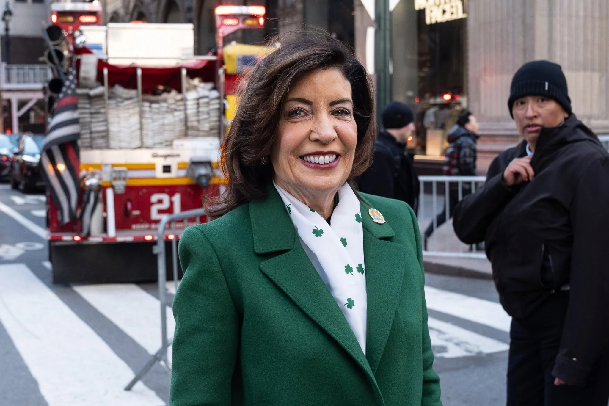 Governor Kathy Hochul attends 265th St. Patrick's Day parade