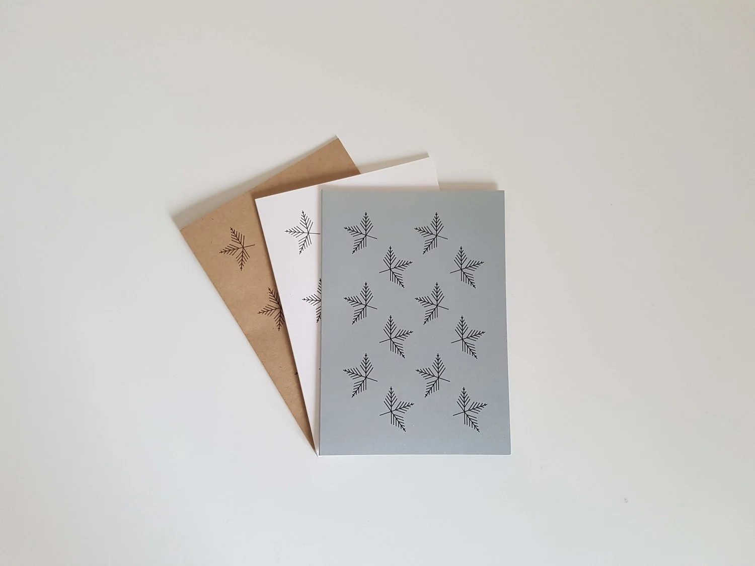 Ice Crystals Cards I - Multipack of 3