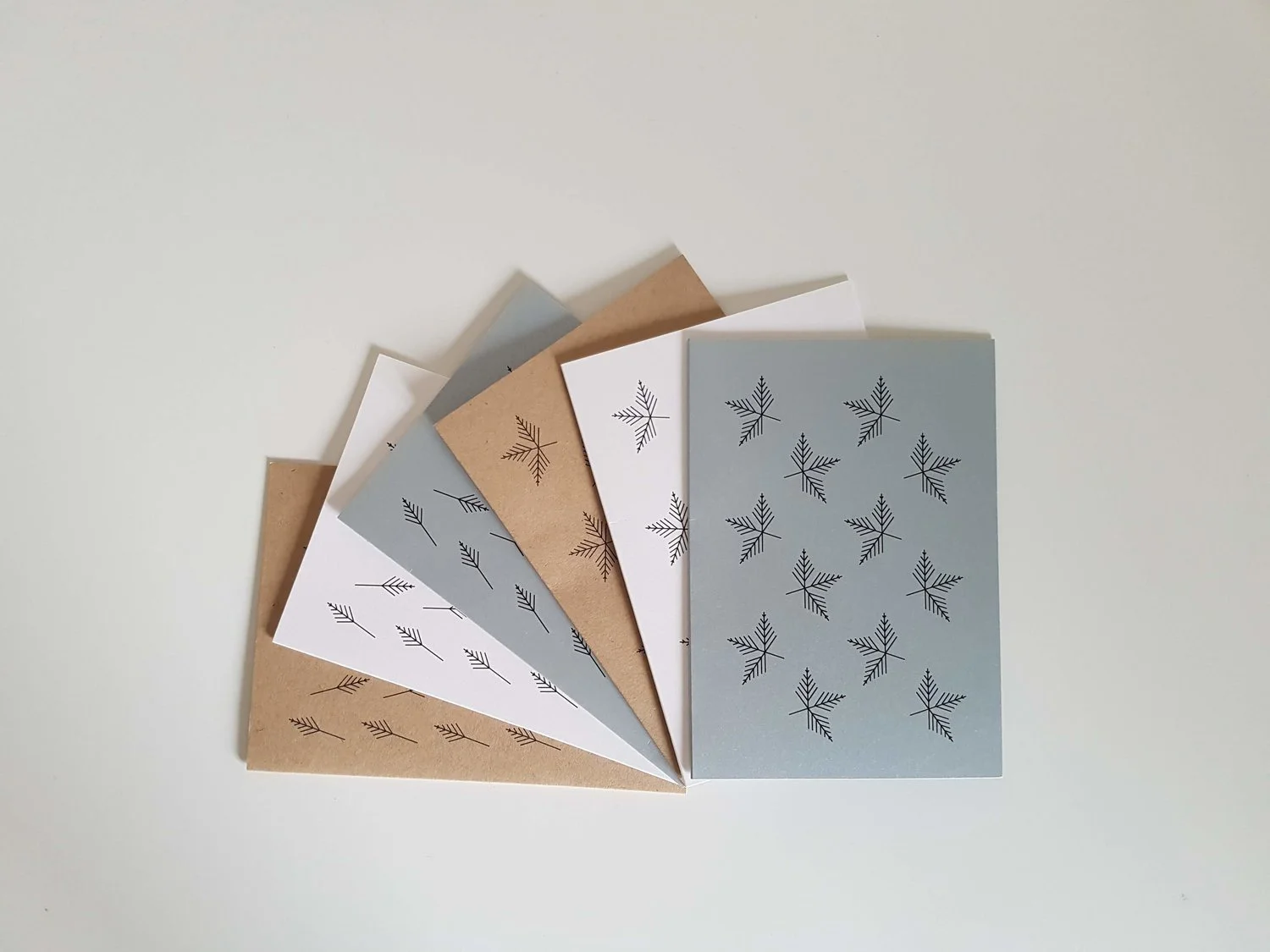 Ice Crystals Cards - Multipack of 6