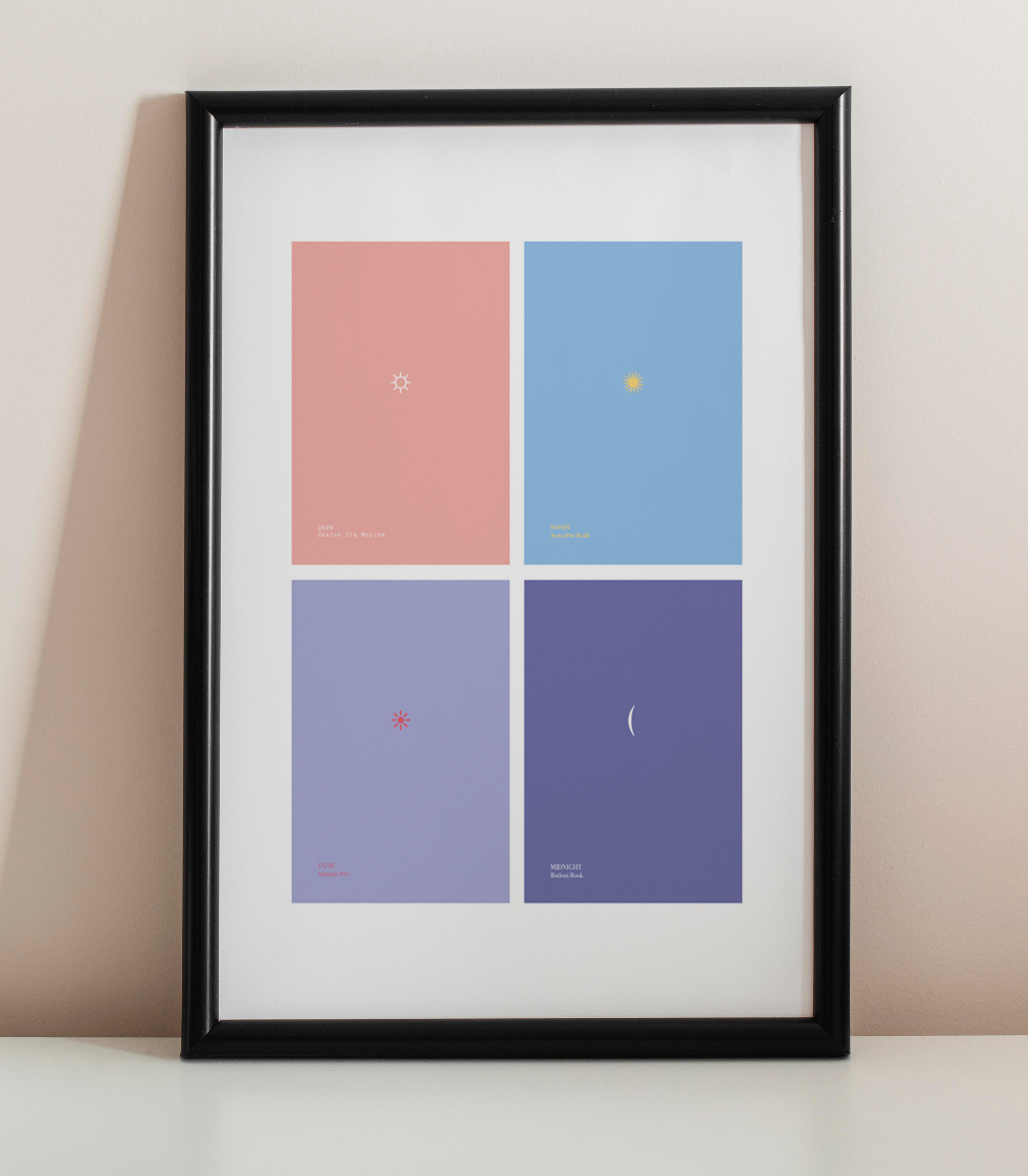 Day/Night Typography