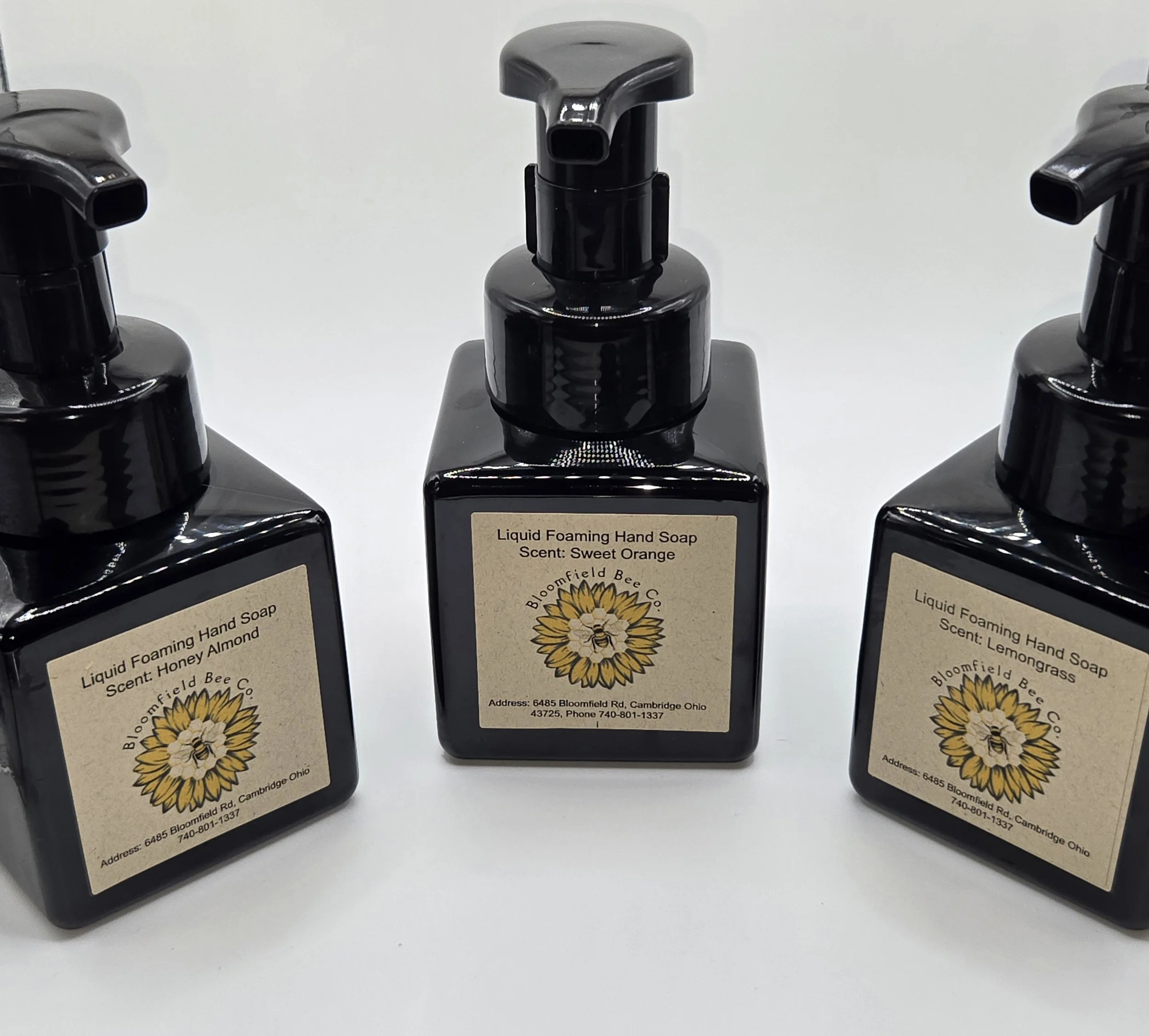 Liquid foaming hand soap