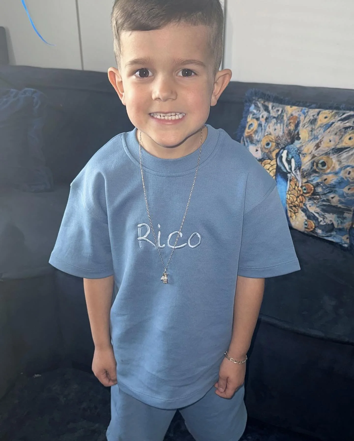 How handsome is Rico in his personalised birthday outfit 😍
