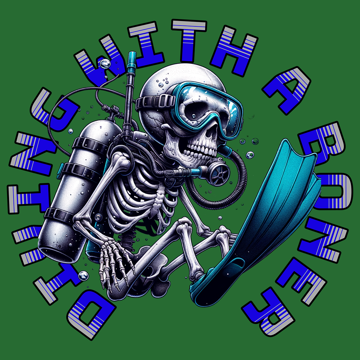 Diving with a Boner OD Green .png