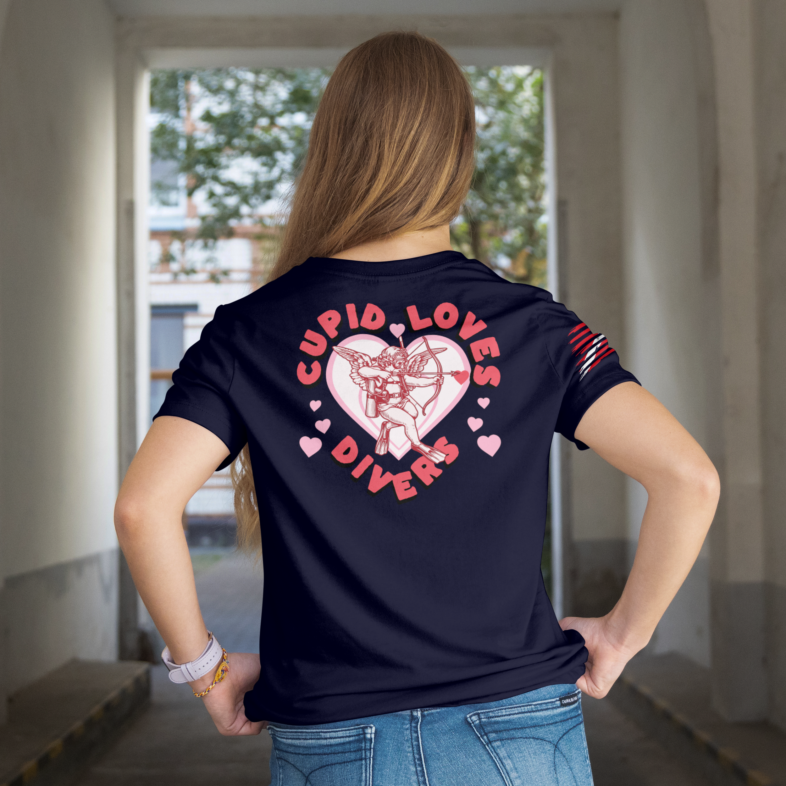 Cupid Loves Peace - Mockup model blue rf.png