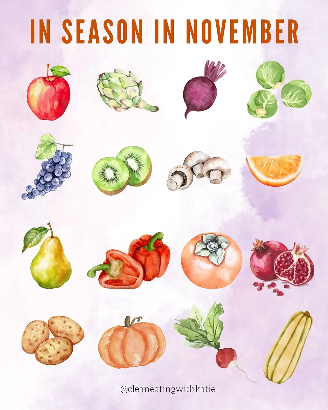 Happy November y&rsquo;all and happy Seasonal Food Sunday! 

What&rsquo;s on your seasonal shopping list this month?? It&rsquo;s still pears 🍐 and pomegranates for me! And of course winter squash. It finally feels like fall here in Texas, so winter 