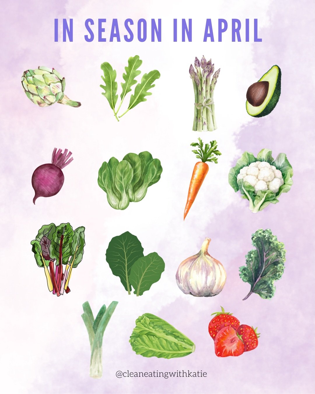 Happy Saturday y&rsquo;all! April&rsquo;s already half over 🫣 so this post is a little belated, but happy #seasonalfoodsaturday 

Notice that little red fruit at the bottom right?? 🍓🍓🍓 that&rsquo;s my favorite! And actually here in central Texas 