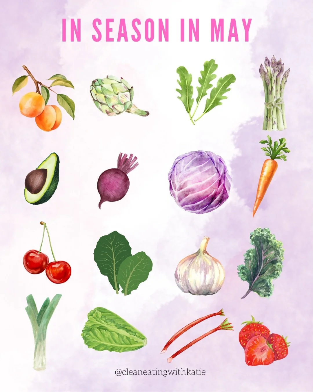 Happy May y&rsquo;all! 
Mat brings us not only more strawberries, but also the first stone fruits: cherries and apricots. Also cabbage and rhubarb!

I&rsquo;ll be looking for stone fruit at the farmers markets this month, what&rsquo;s on your list?!
