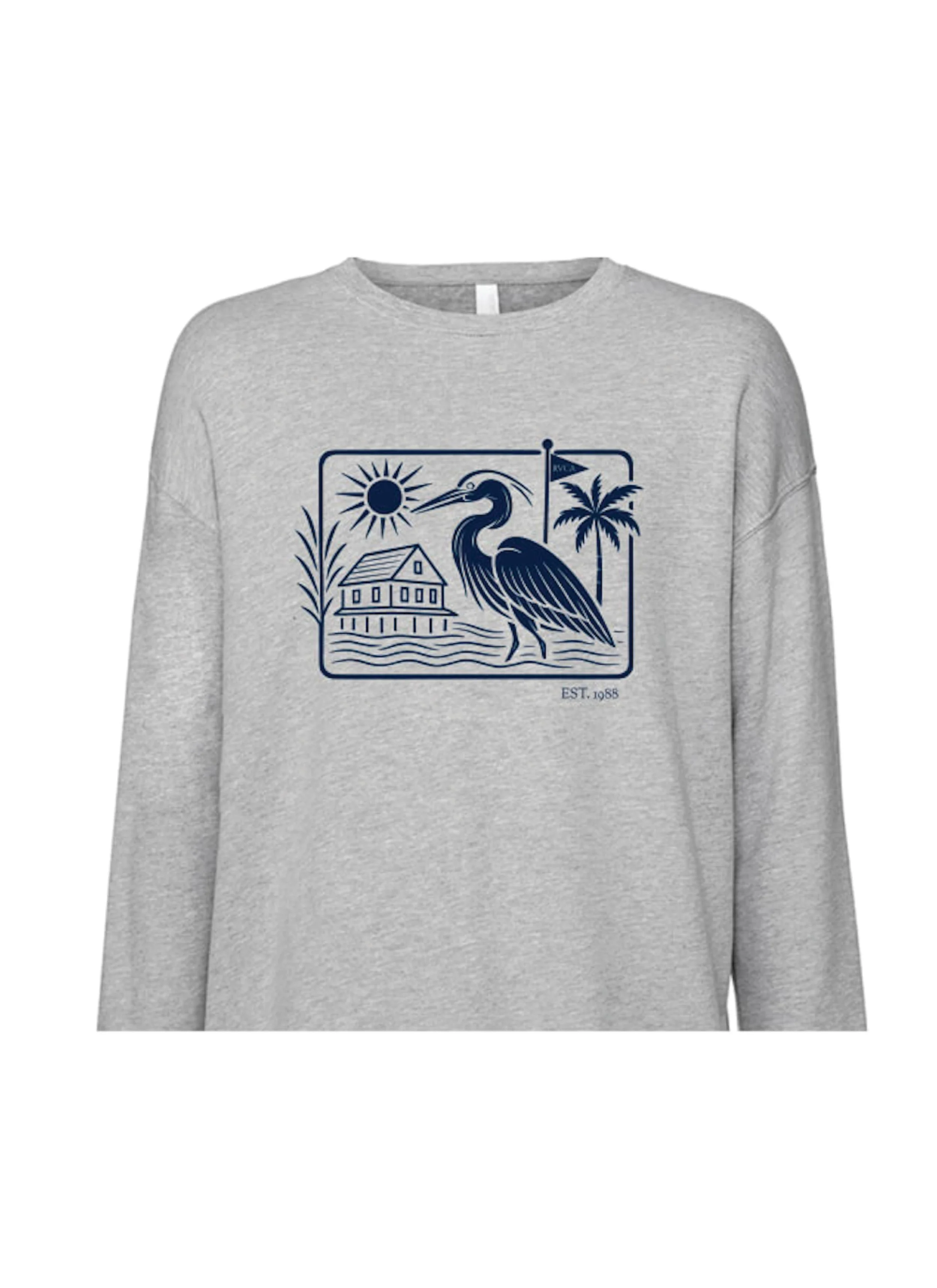 The Drop Fleece Heather Gray