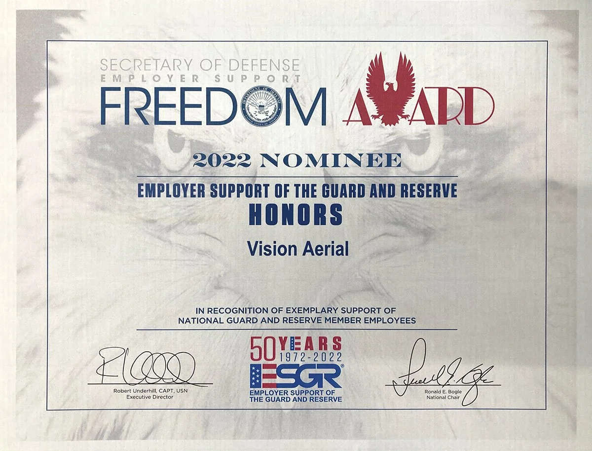 2022 Secretary of Defense Employer Support Freedom Award Nomination