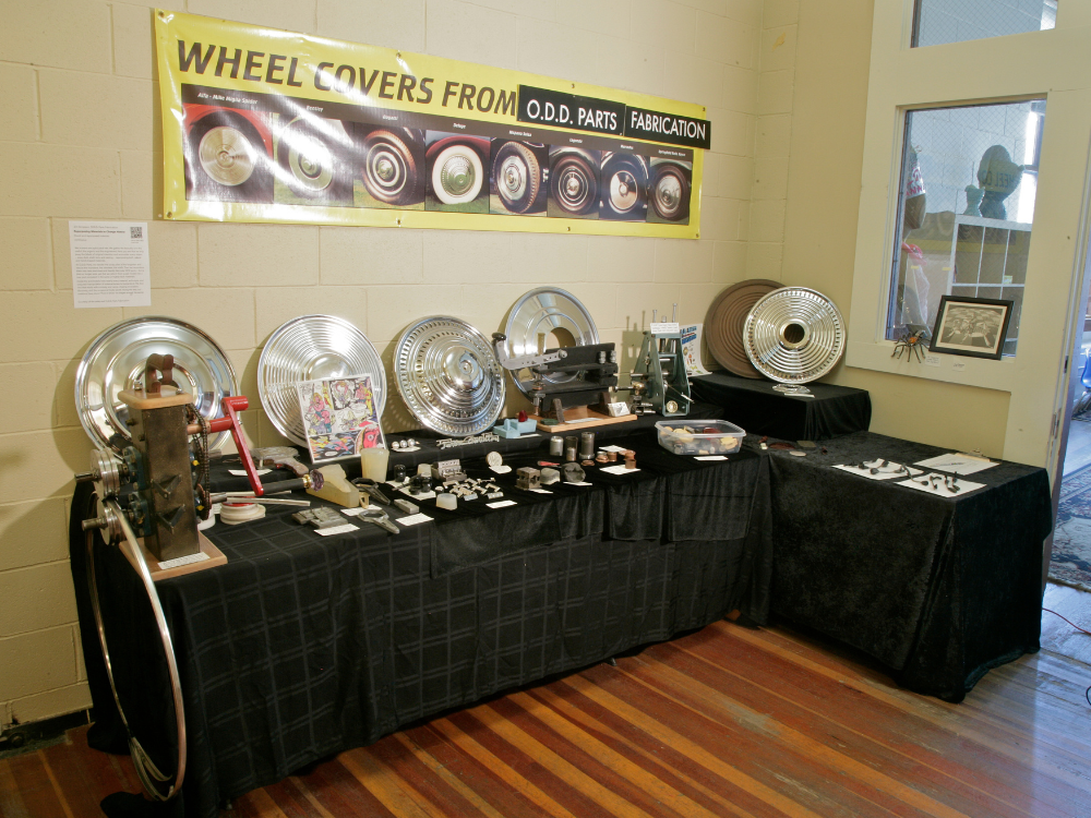 Jim Simpson, O.D.D. Parts Fabrication, 
Repurposing Materials to Change History, continuous
