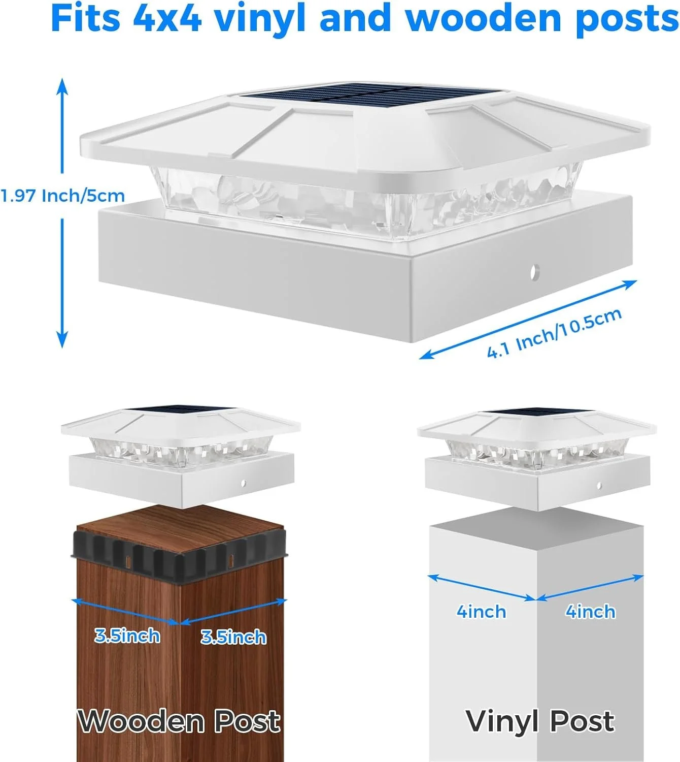 Solar Light Cap - Adjustable Light (Standard Installation Add-On)