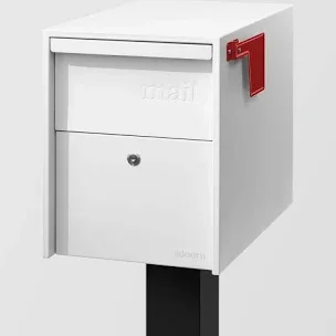 Adoorn Locking Mailbox White Large.webp