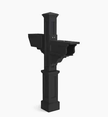 PolyEstate Black W: Planter and Newspaper Box.webp