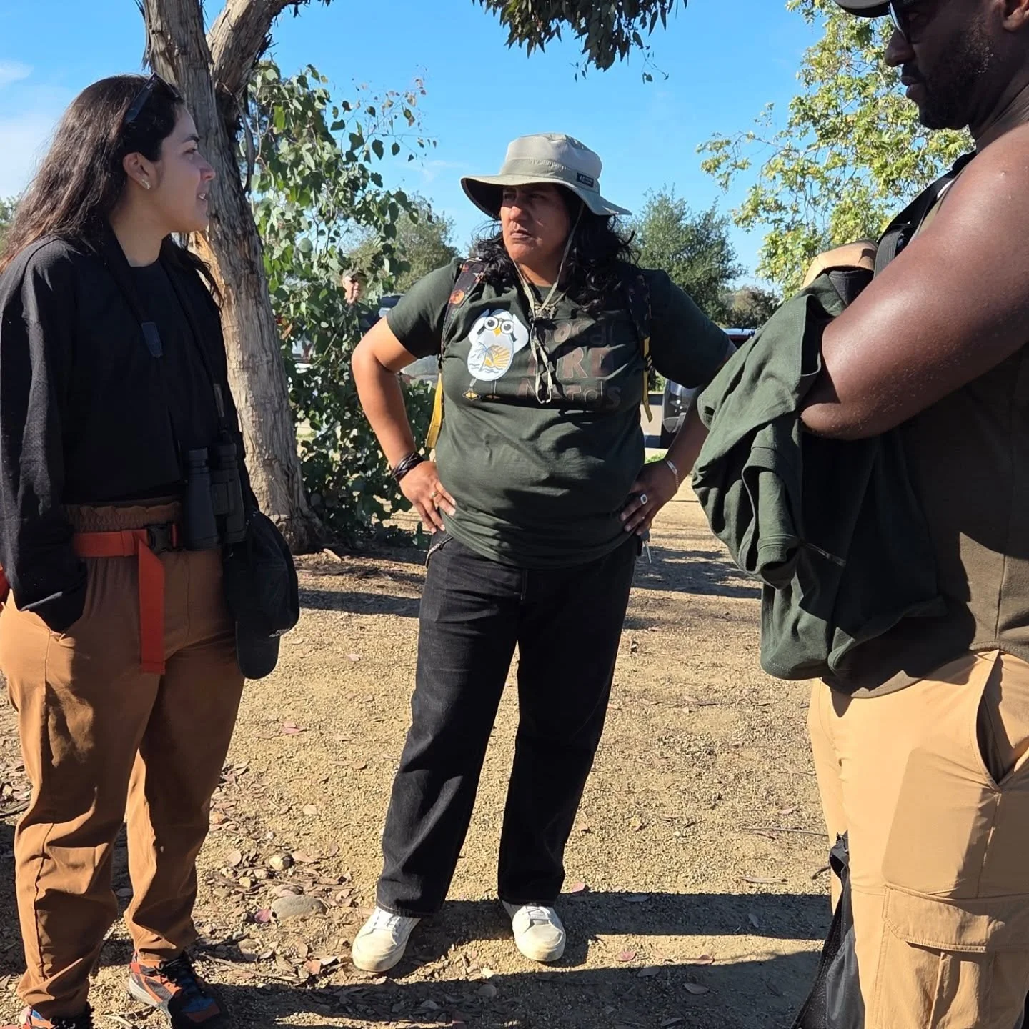 FOR THOSE LOOKING FOR THE CHOLLAS LAKE BIRDING EVENT

we are located in the Gloria Mesa Ampitheatre entrance
1st driveway...then turned left and drive back
Parking spots still available