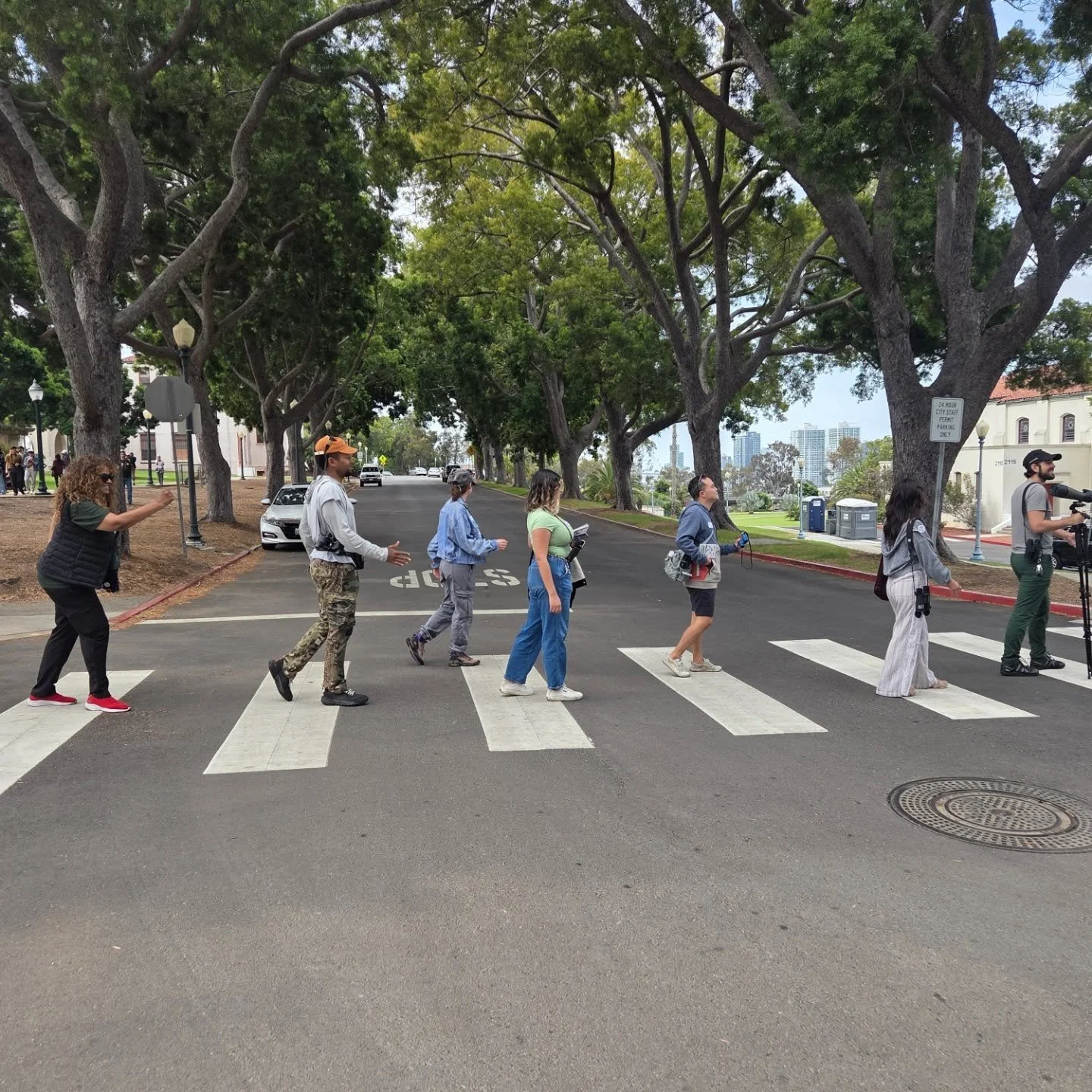 The Socal Bird Nerds in the wild ☮️🥰🐦&zwj;⬛

👉🏽CAPTION THIS in the comments
*
*
*
#socalbirdnerds #worldbeatcenter #balboapark #birding #joy