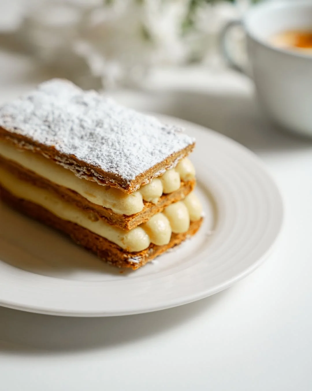 Nuestro Mille-feuille, la sencillez hecha postre. Una masa hojaldre crujiente con nuestra crema .jpg