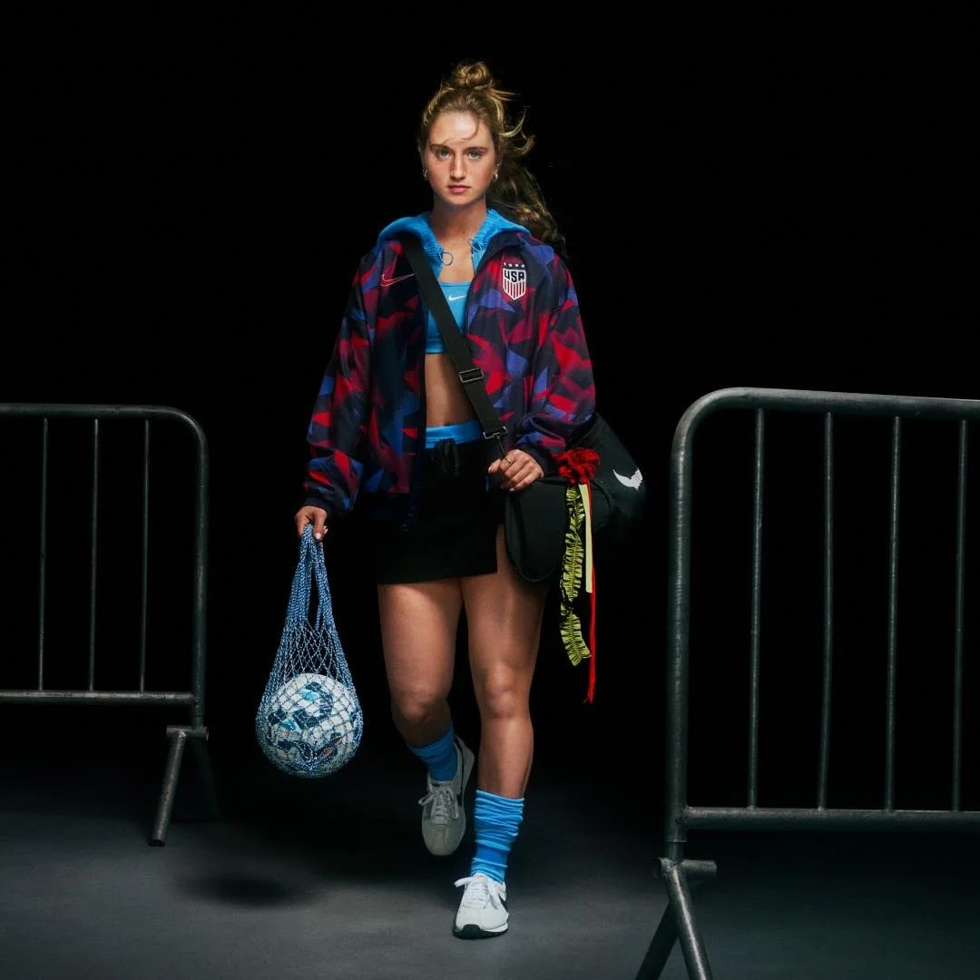 Ready for game day in the new @nikefootball USWNT kit collection, inspired by the unwavering passion for women&rsquo;s soccer across generations. Let&rsquo;s go!