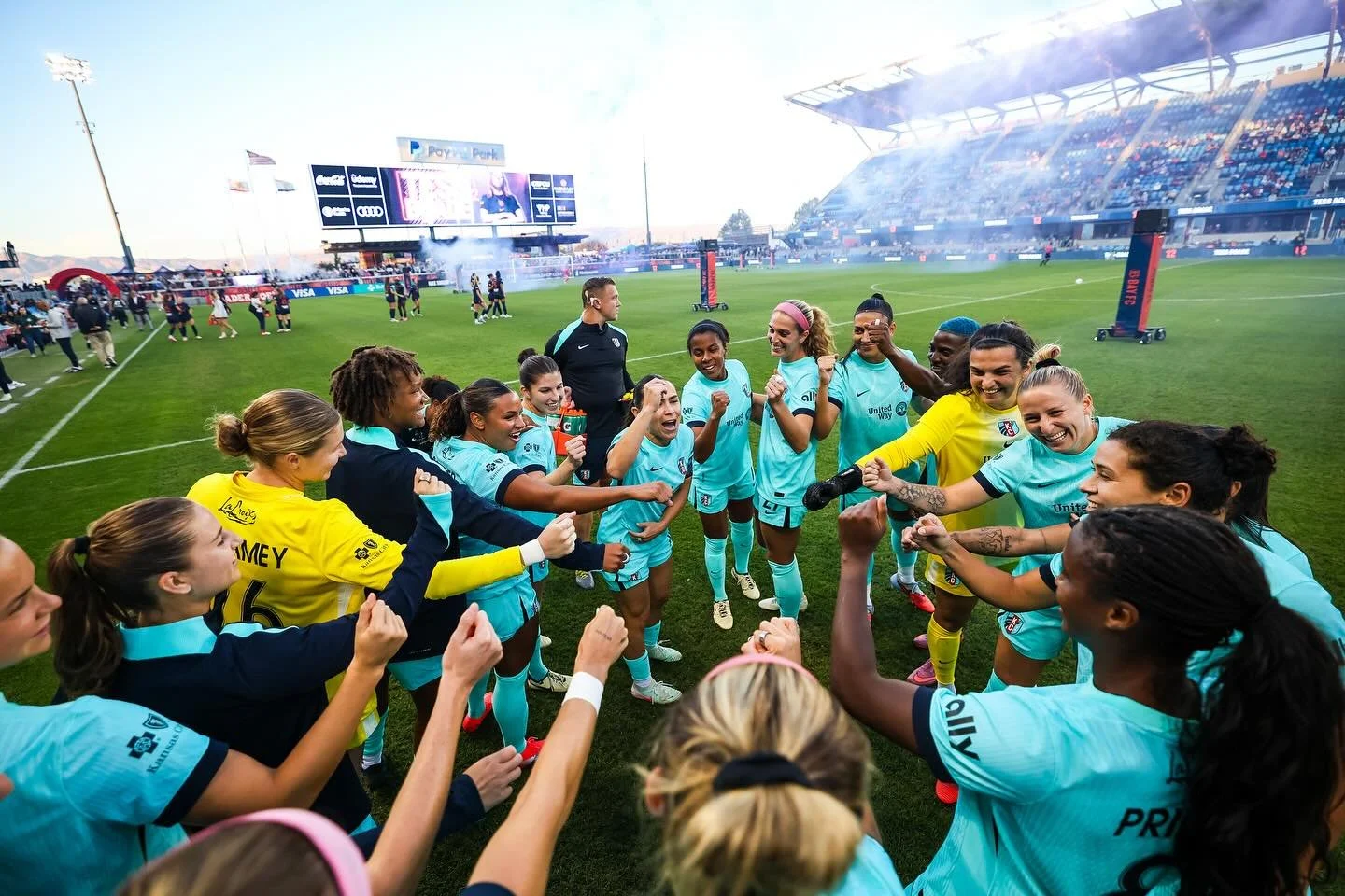 Did someone say TEAL OUT at home?! See you tonight #tealrising #kcbaby