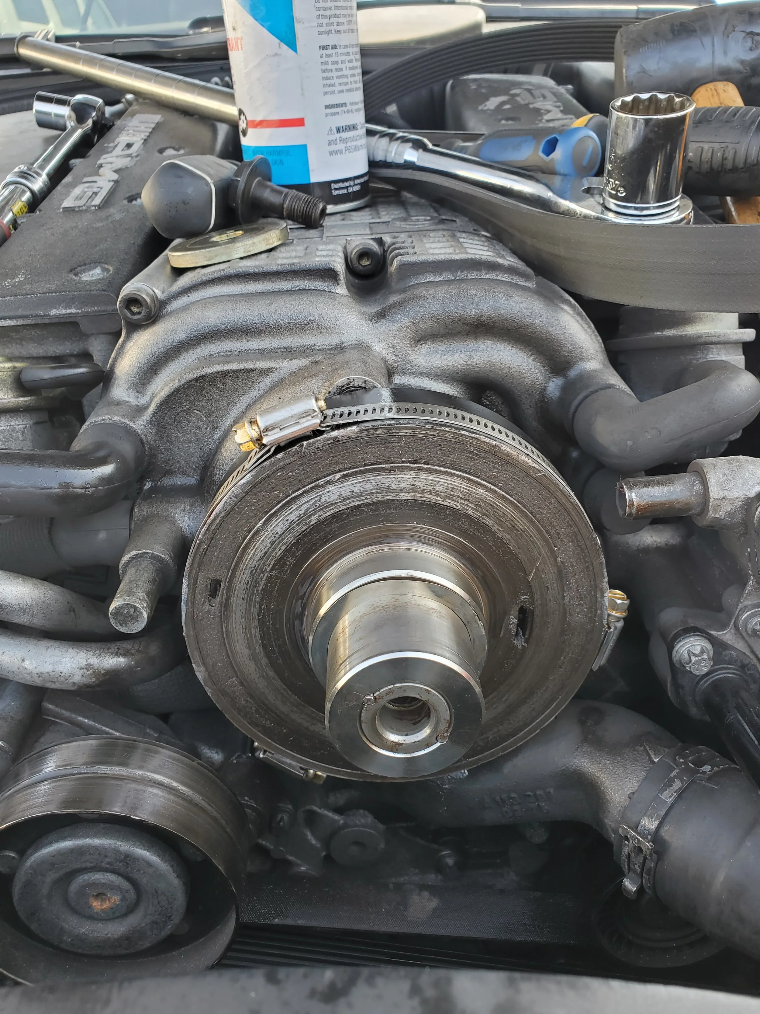 M113K Supercharger Clutch Pulley Replacment, Automotive Repair, Mercedes, Import, German Vehicle Repairs and Diagnostics