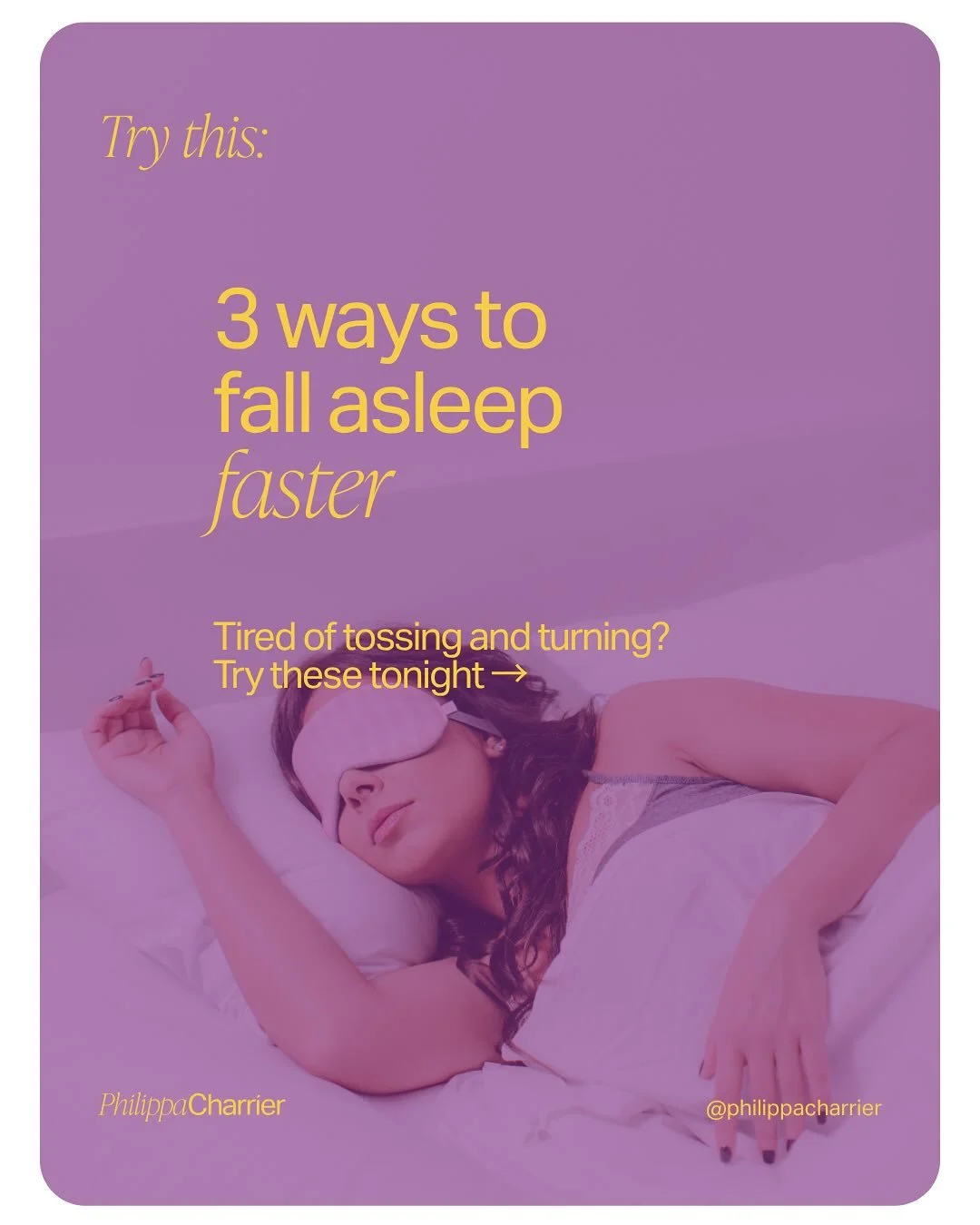 Your body needs a signal that it&rsquo;s time to rest - not just a dark room.
💜 Make your space a no-stress zone
💜 Move gently to relax muscles
💜 Use calming sounds to unwind

Good sleep isn&rsquo;t luck, it&rsquo;s a habit you can build.

📲 Foll