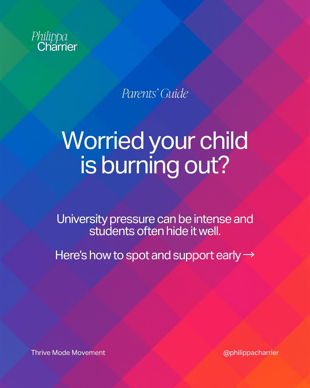 Burnout rarely looks dramatic, sometimes it&rsquo;s just silence, tired eyes, or withdrawal. Your awareness and gentle encouragement can make the difference. 💕

🌻 Try this:
✔️ Ask open questions about stress
✔️ Talk about rest as recovery
✔️ Normal