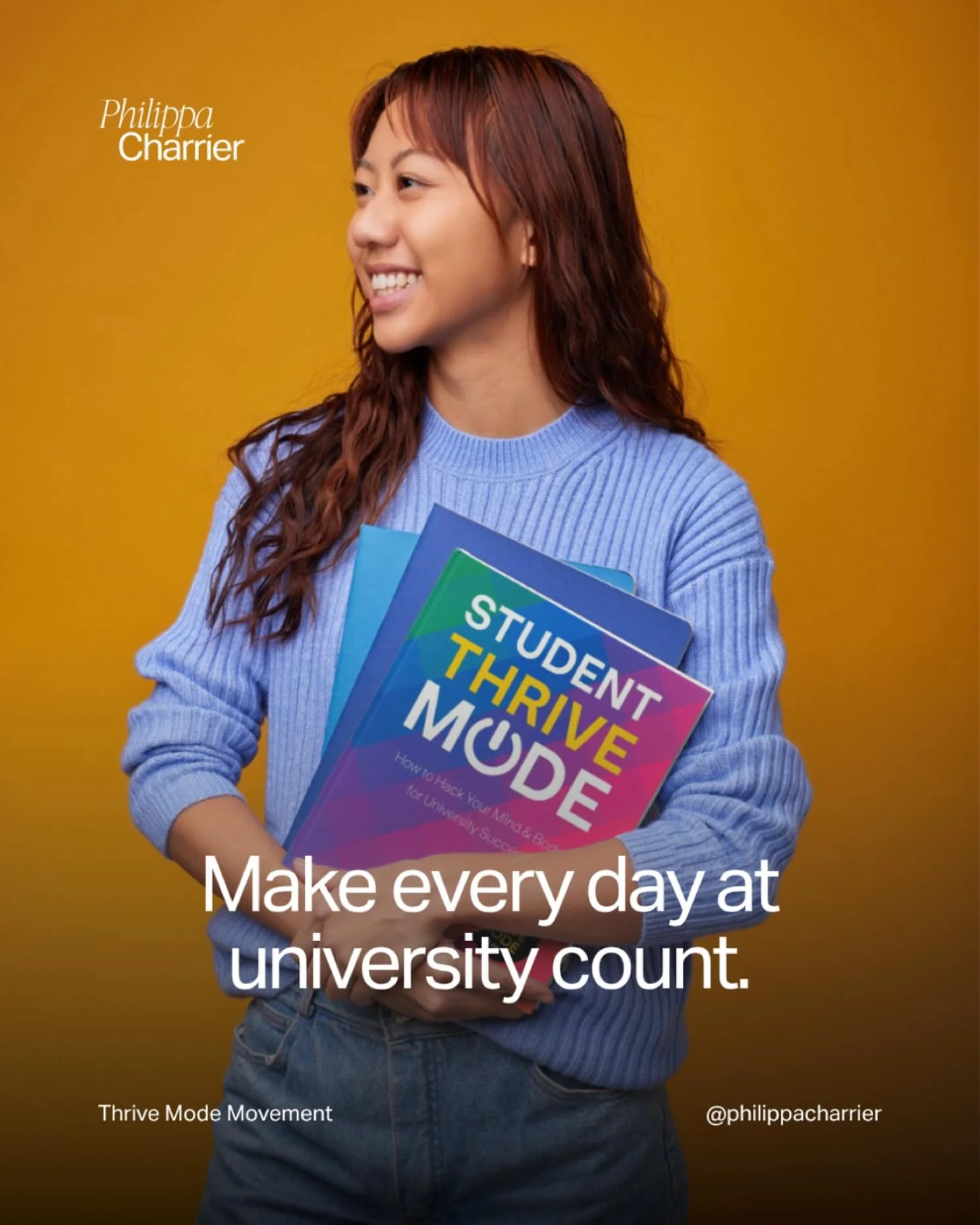 With Student Thrive Mode, discover how to manage your time, boost your focus, and enjoy university without the overwhelm. Practical tips to help you thrive academically and personally.

Available in store and online at all major retailers.

Here&rsqu