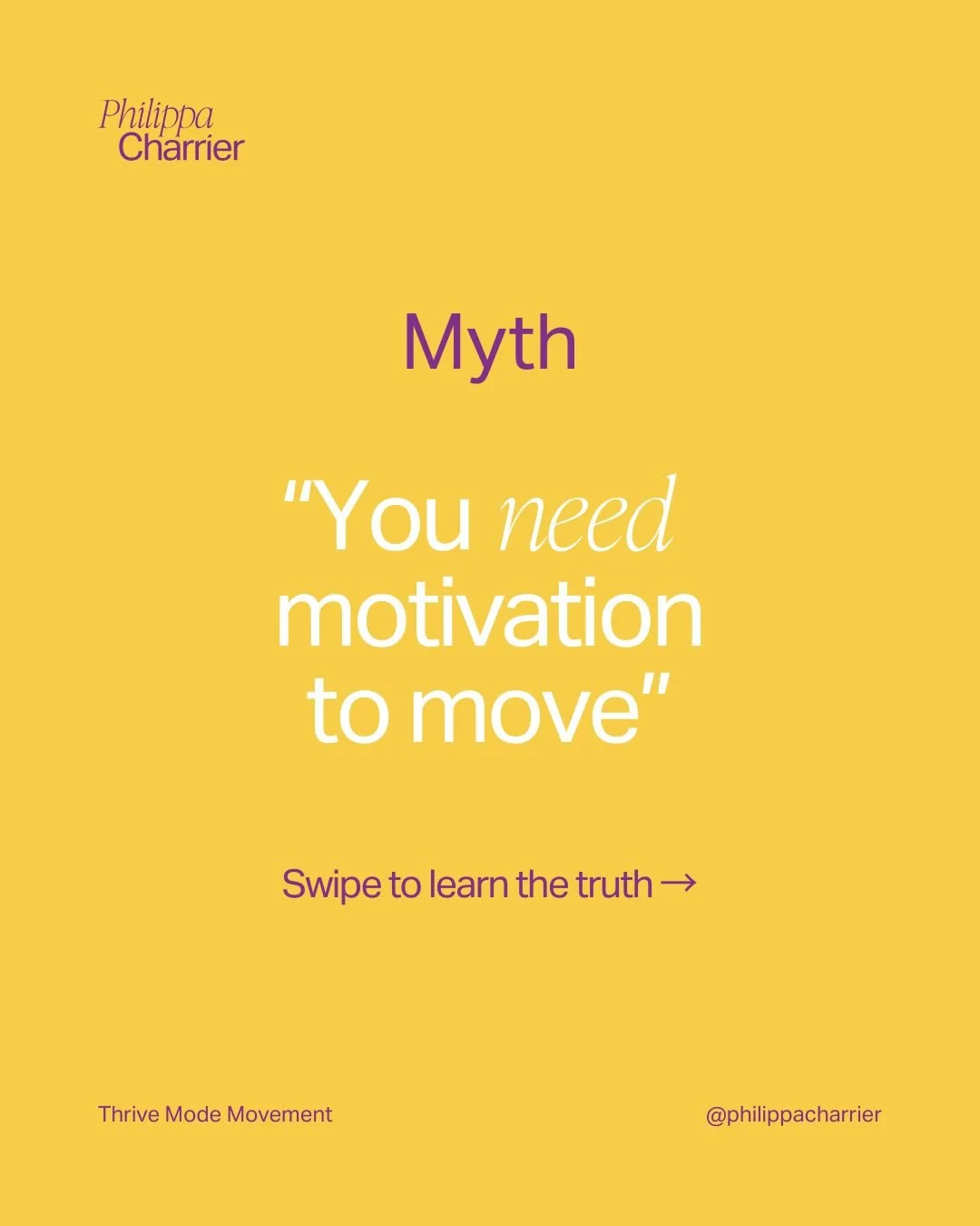 Waiting to feel motivated keeps you stuck. Once you start moving, even a little, your energy and focus rise naturally.

💡 Try this:
🚶 Begin with a one minute walk
🌀 Shake out your shoulders and arms
✨ Let small movements build your momentum

Movem