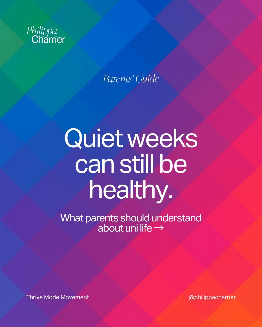 University life is not always busy or dramatic. 🌿
Quiet weeks often signal stability and routine rather than problems.

👀 Independence can look like silence
📅 Routine supports wellbeing
💬 Curiosity keeps connection open

Not every quiet moment ne