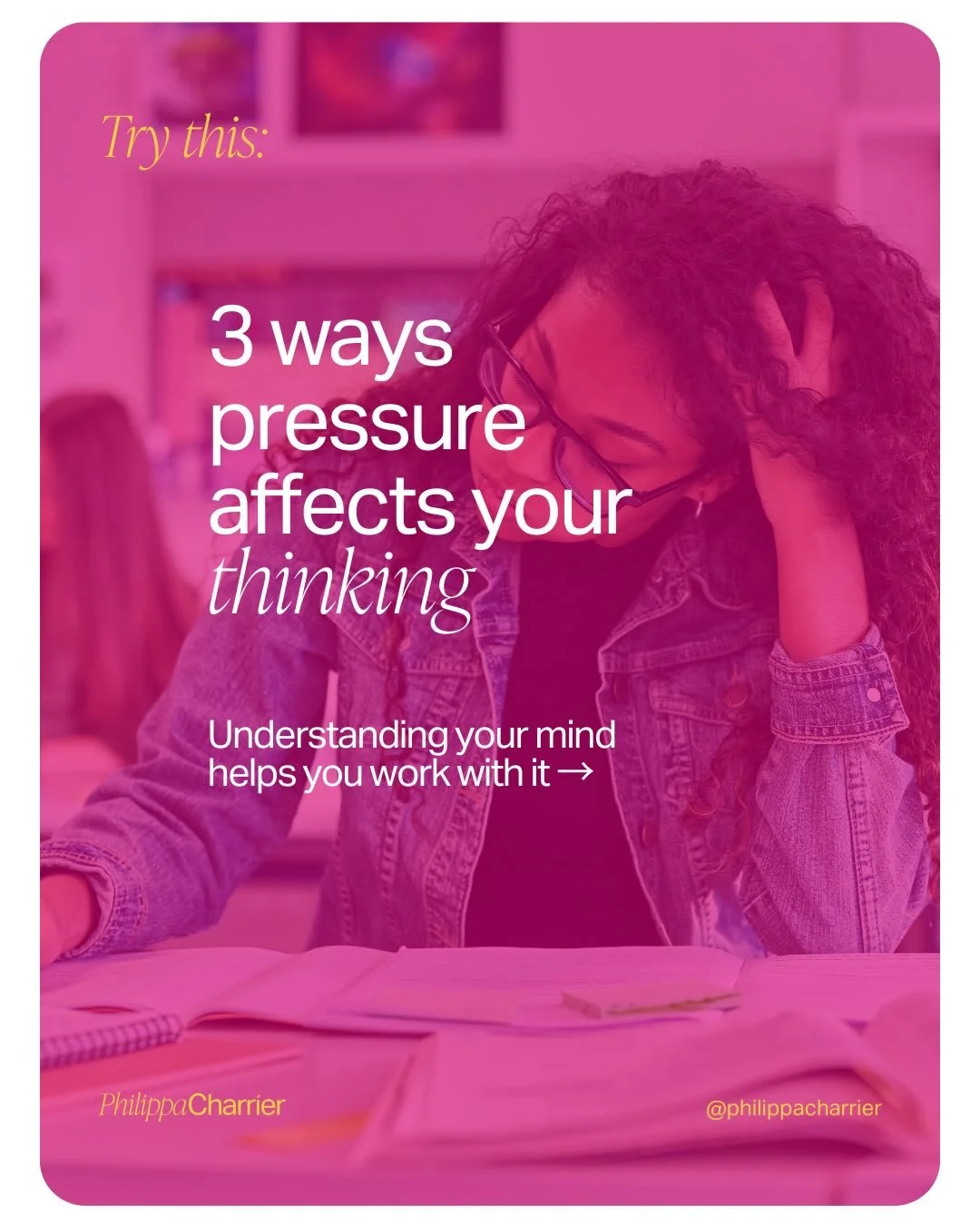 When thinking feels harder, it is often a sign of pressure rather than ability. 🧠
Understanding how your mind responds to stress can help you be more patient with yourself during busy weeks.

🔍 Pressure changes how you think
🧠 Mental noise is a st