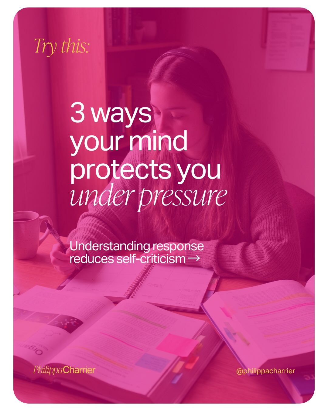 Your mind adapts when demands increase. 🧠

Narrowed focus, urgency, and the need for certainty are protective responses, not personal flaws.

🔍 Pressure changes attention
⚡ Urgency is a stress response
🌿 Awareness reduces self-judgement

Understan