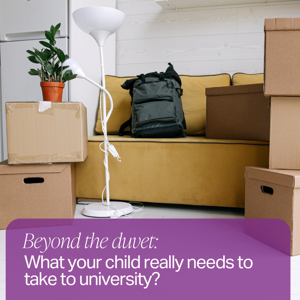 Beyond the duvet: What your child really needs to take to university?
