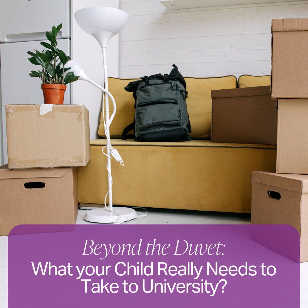 Beyond the duvet: What your child really needs to take to university?