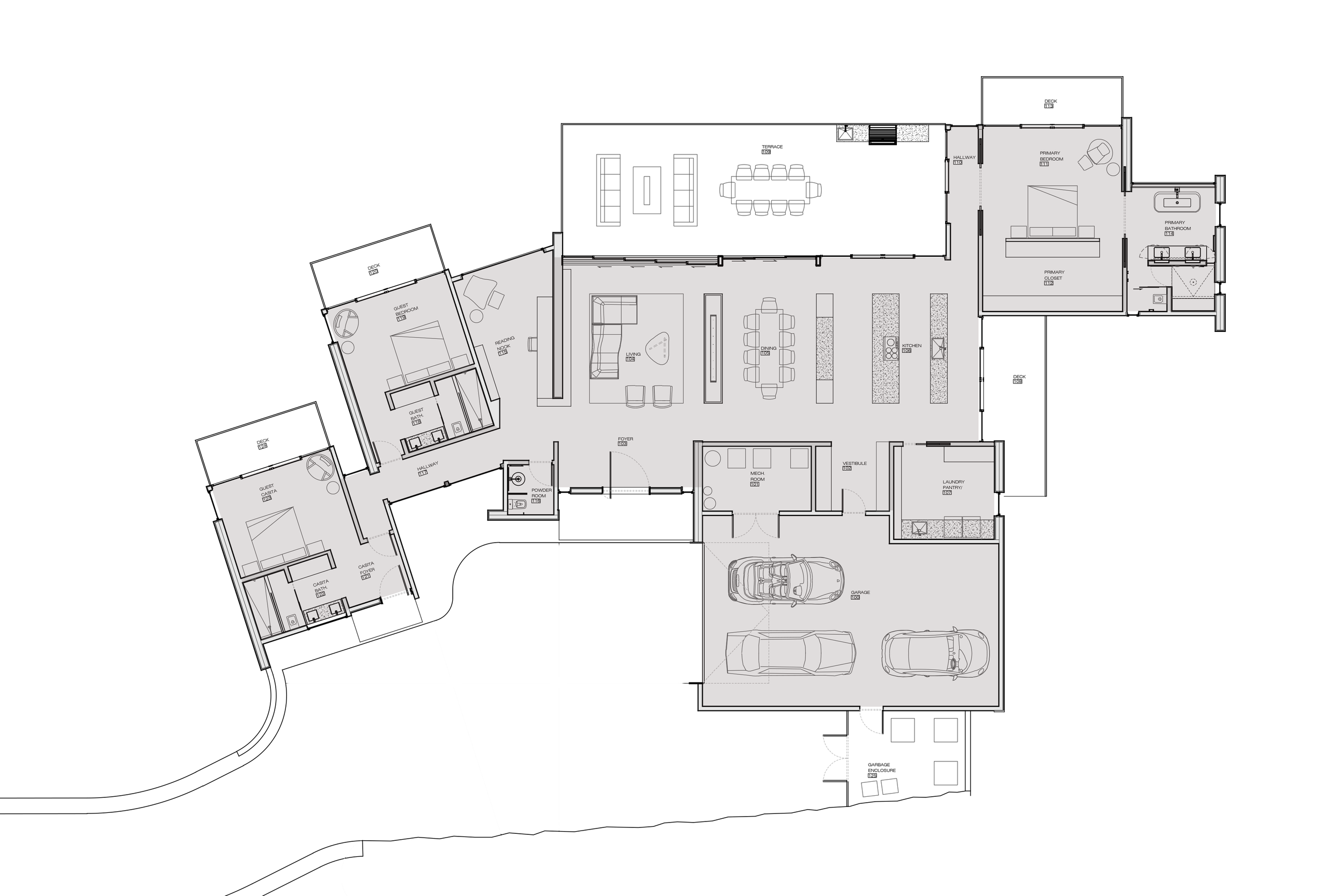 architectural design floor plan schematic