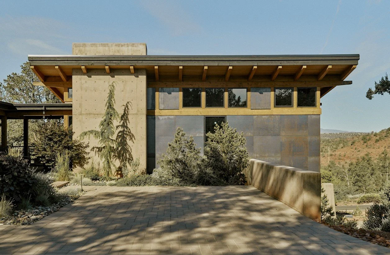 modern craftsman residential architecture sedona arizona