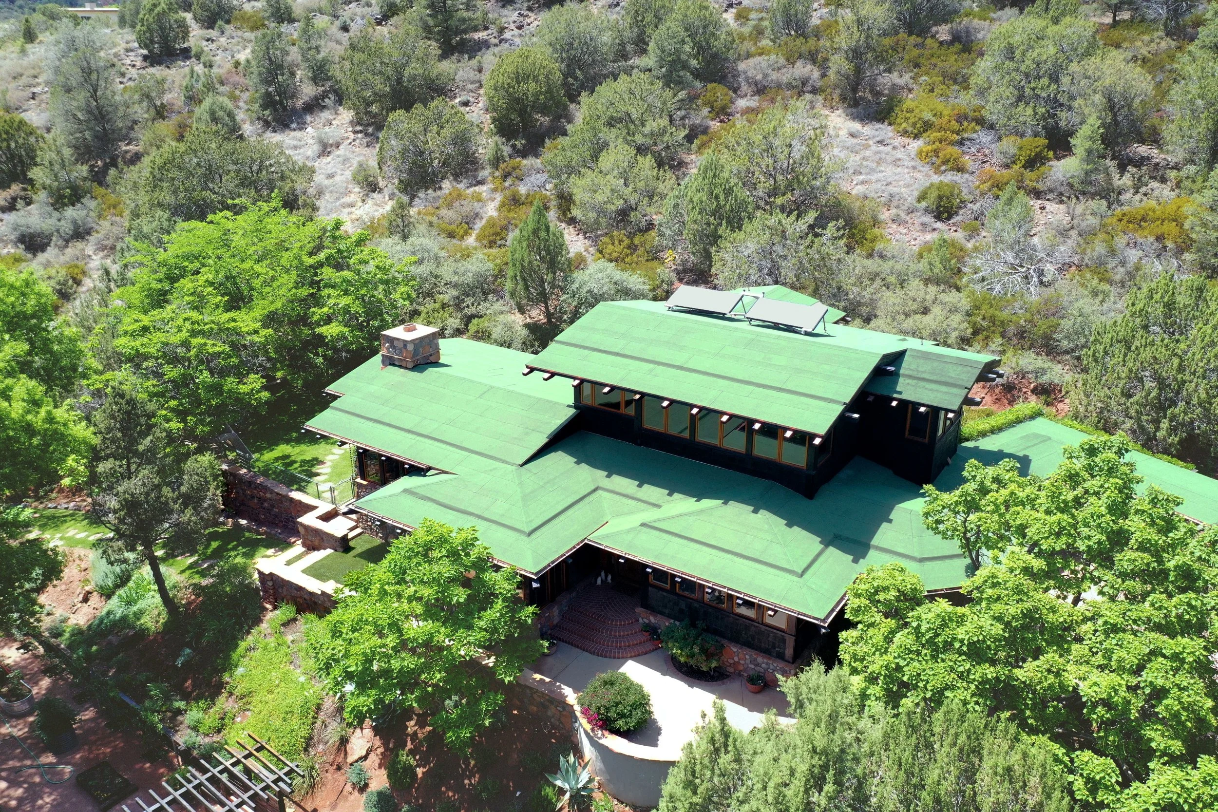 Craftsman style bungalo luxury residence SEDONA ARIZONA ARCHITECTURE