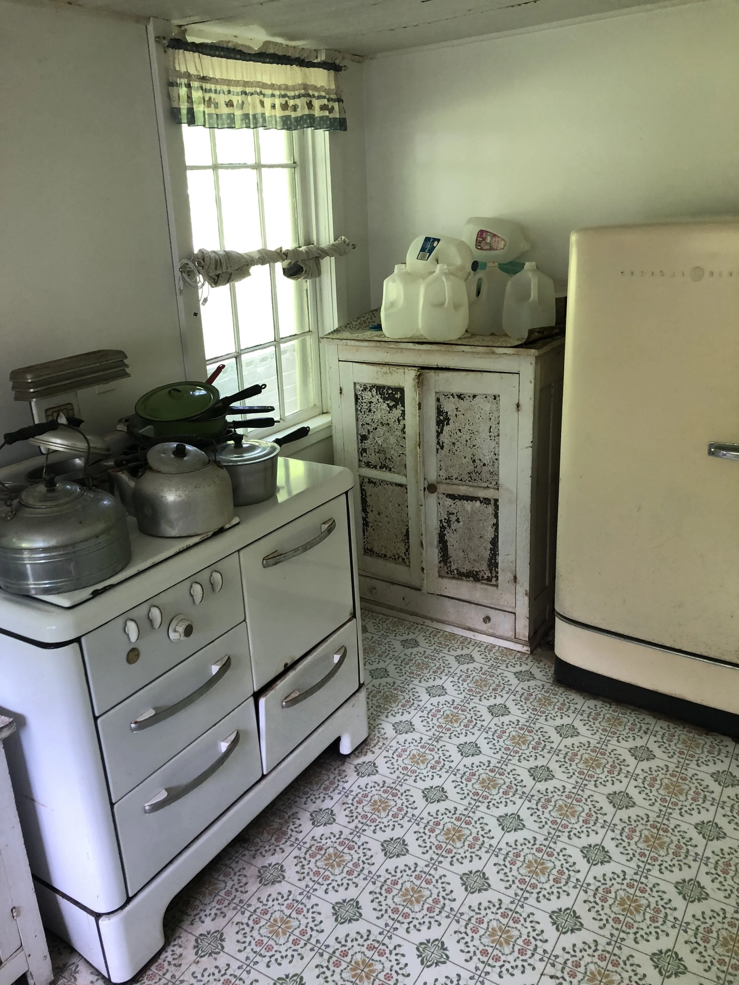 A cleaned kitchen